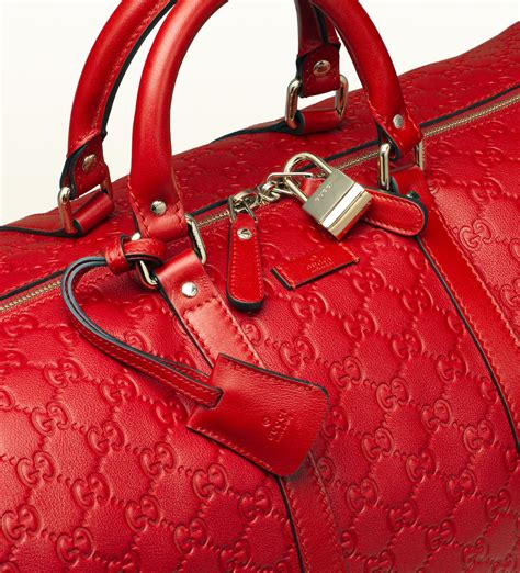 red gucci travel bag|gucci travel bags for women.